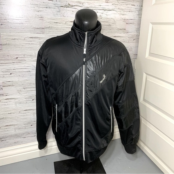 GIO-GOI Manchester Active Jacket Black Full Zip Fleece Streetwear Sweater Sz XL - Picture 4 of 15